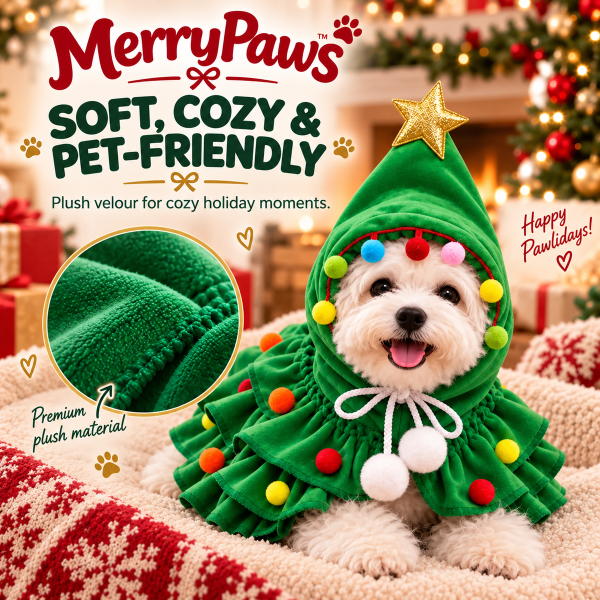 The MerryPaws™ Christmas Tree Costume
